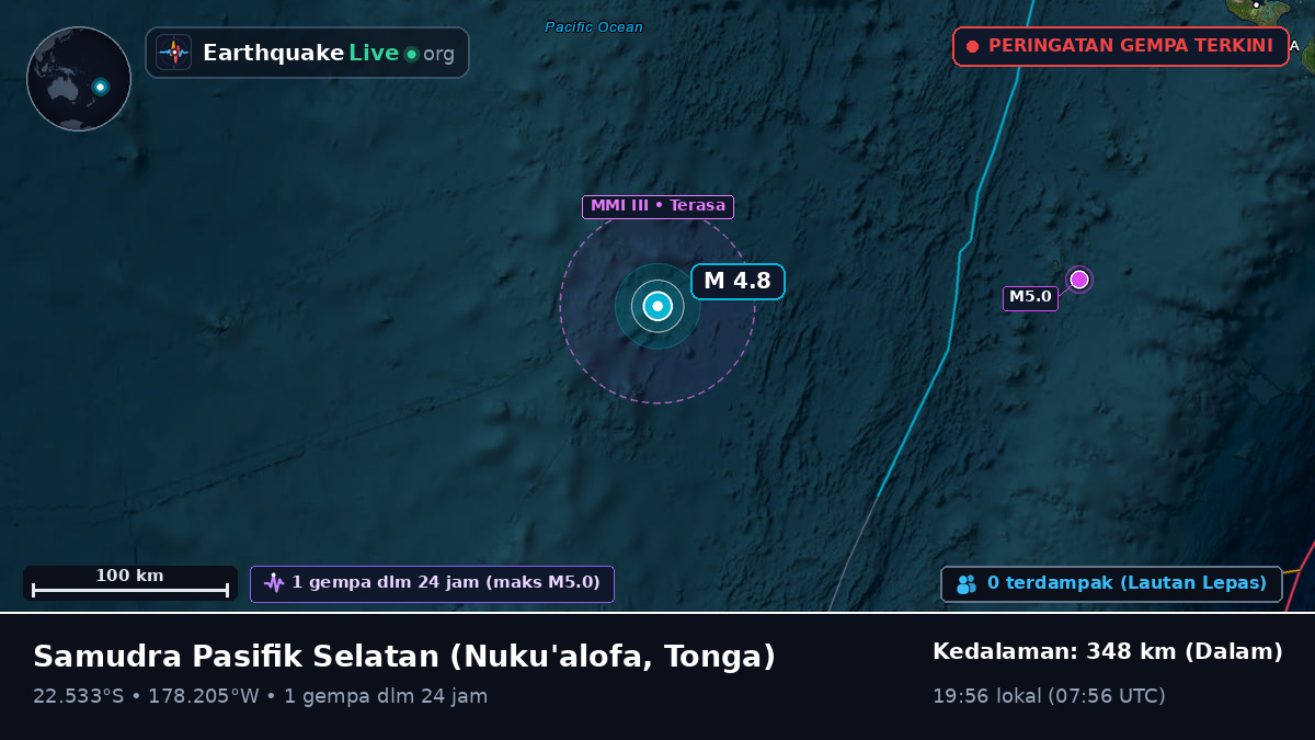 Samudra Pasifik Selatan (Tonga)