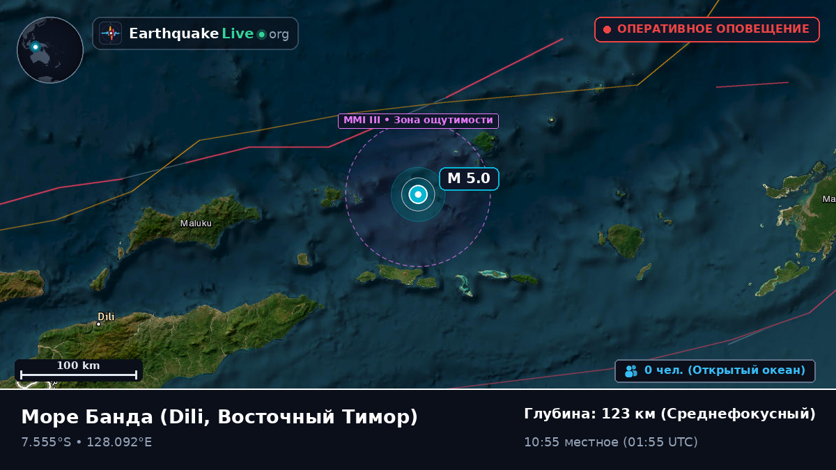 Море Банда (Восточный Тимор)
