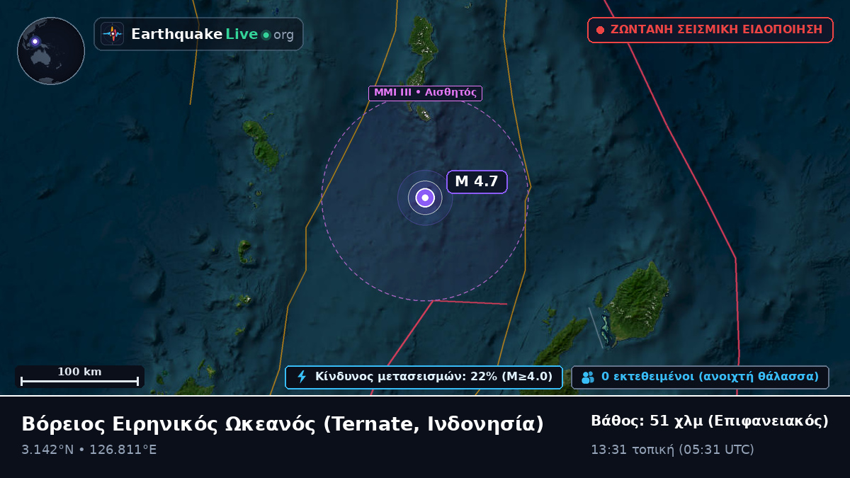 Βόρειος Ειρηνικός Ωκεανός (Ινδονησία)