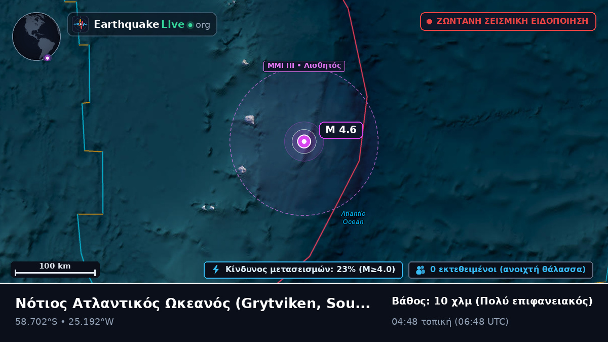 Νότιος Ατλαντικός Ωκεανός (South Georgia and the Islands)
