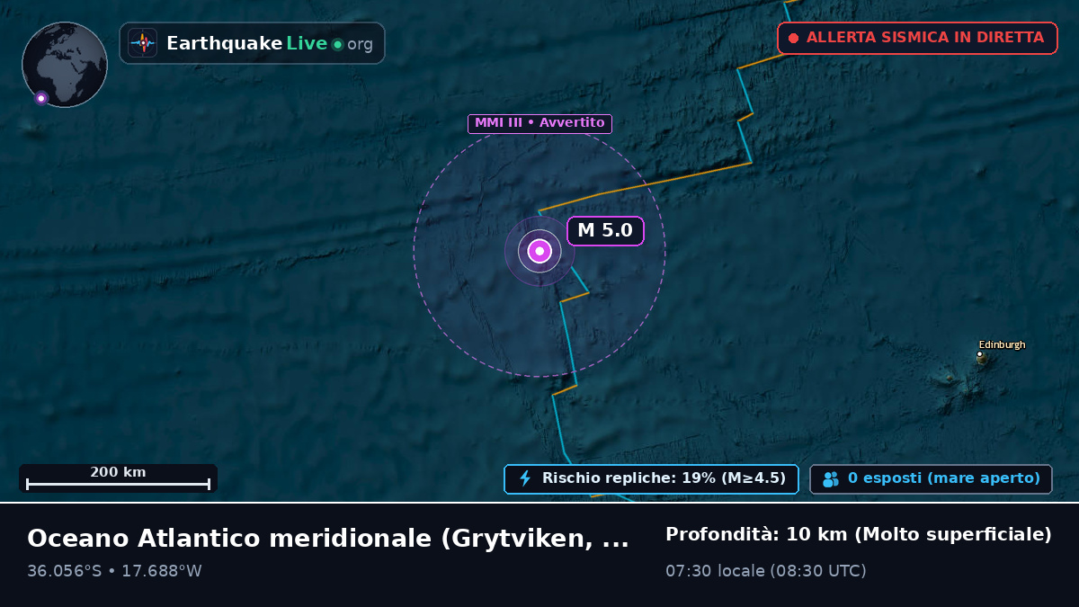 Oceano Atlantico meridionale (South Georgia and the Islands)