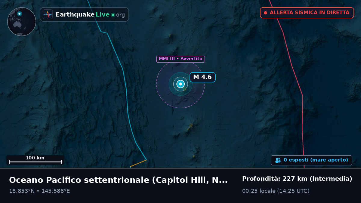 Oceano Pacifico settentrionale (Northern Mariana Islands)