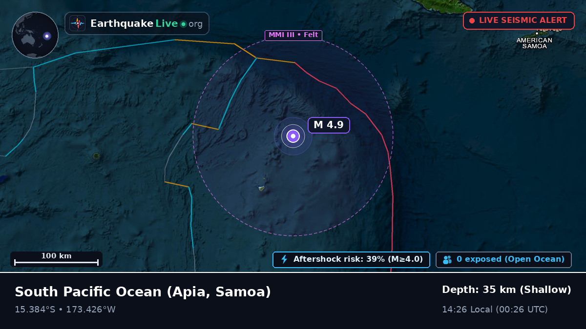 South Pacific Ocean (Samoa)