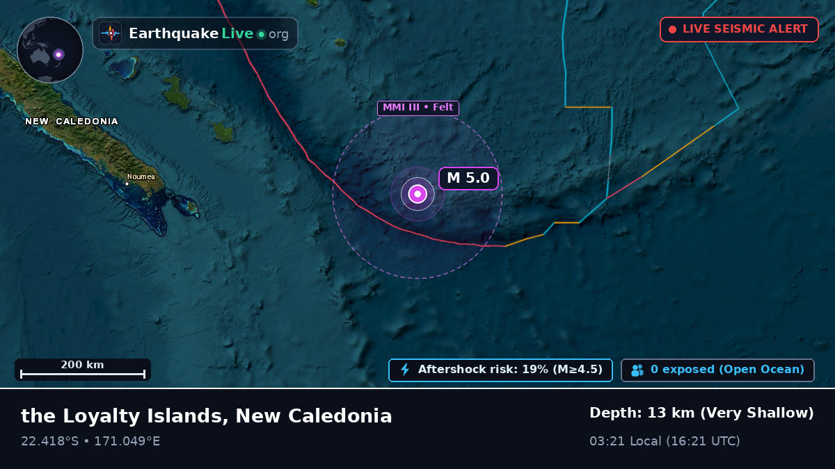 South Pacific Ocean (New Caledonia)
