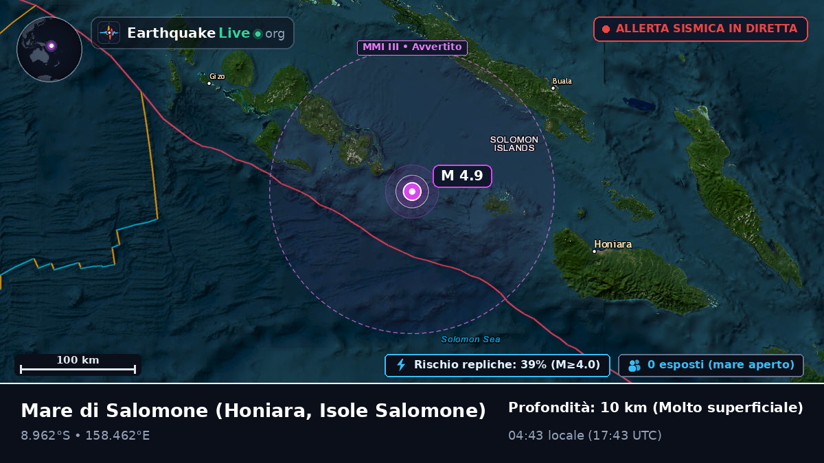 Mare di Salomone (Isole Salomone)