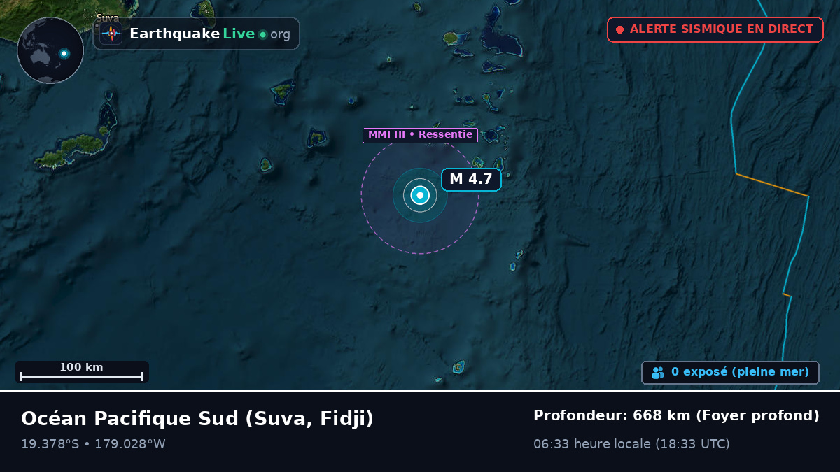 Océan Pacifique Sud (Fidji)