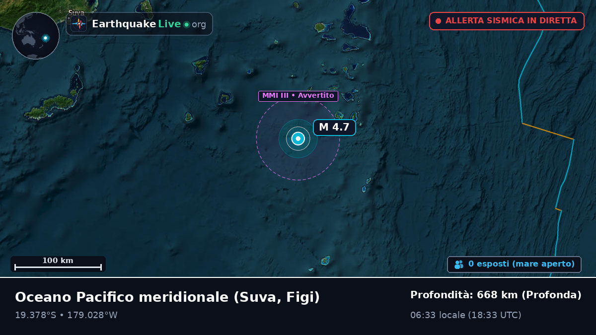 Oceano Pacifico meridionale (Figi)