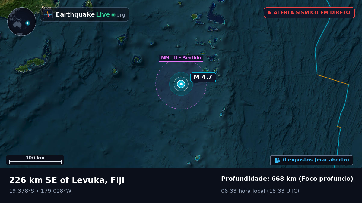 Oceano Pacífico Sul (Fiji)