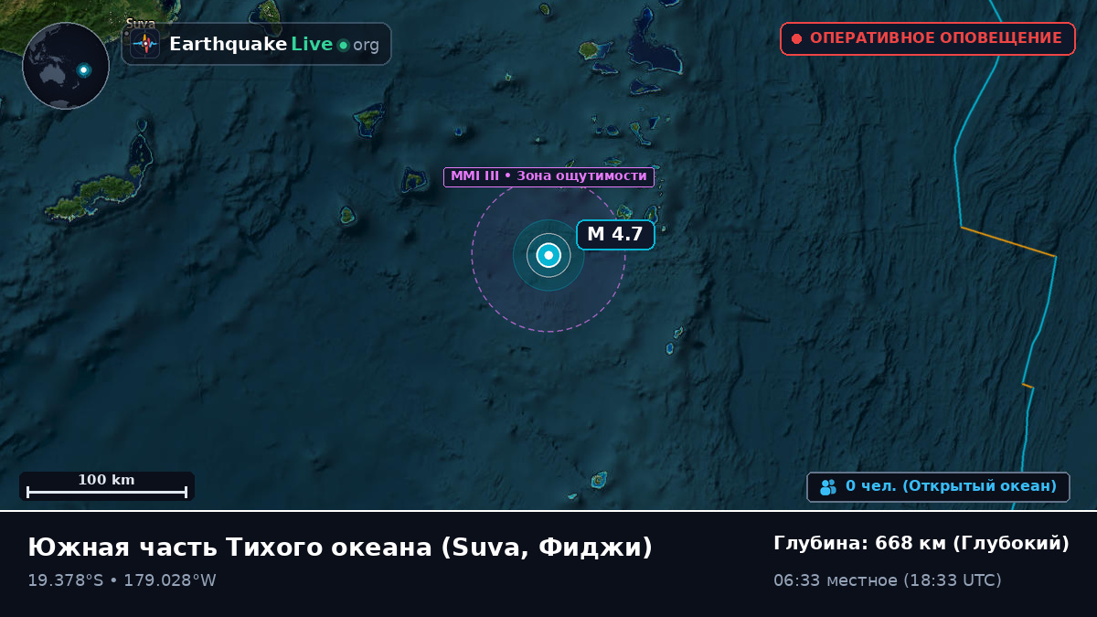 Южная часть Тихого океана (Фиджи)
