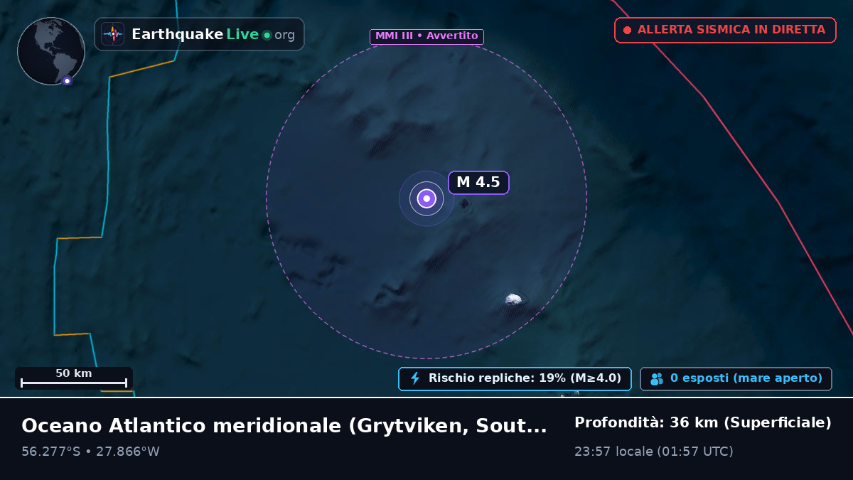 Oceano Atlantico meridionale (South Georgia and the Islands)