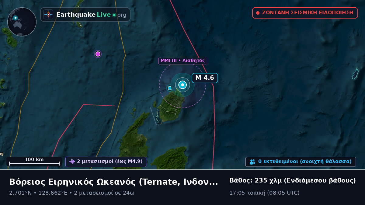 Βόρειος Ειρηνικός Ωκεανός (Ινδονησία)