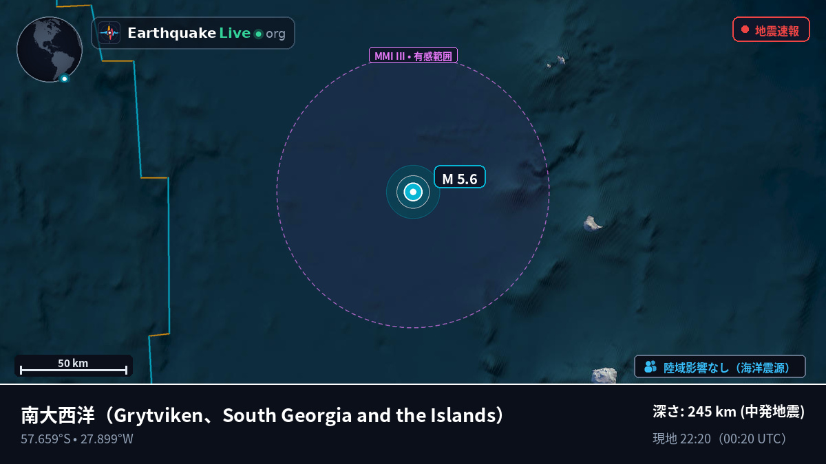 南大西洋 (South Georgia and the Islands)