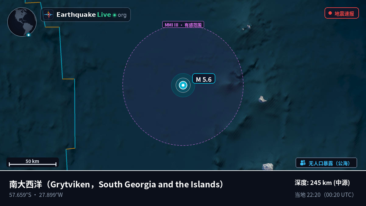 南大西洋 (South Georgia and the Islands)