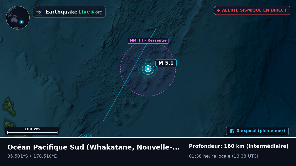 Océan Pacifique Sud (Nouvelle-Zélande)