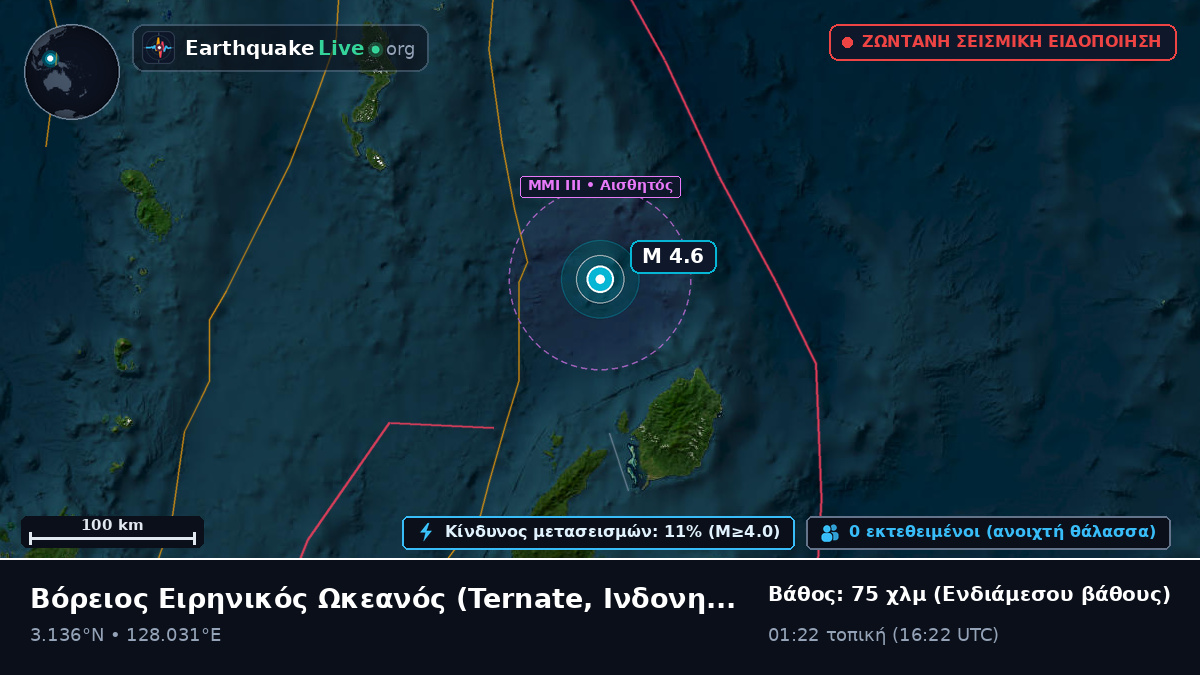 Βόρειος Ειρηνικός Ωκεανός (Ινδονησία)