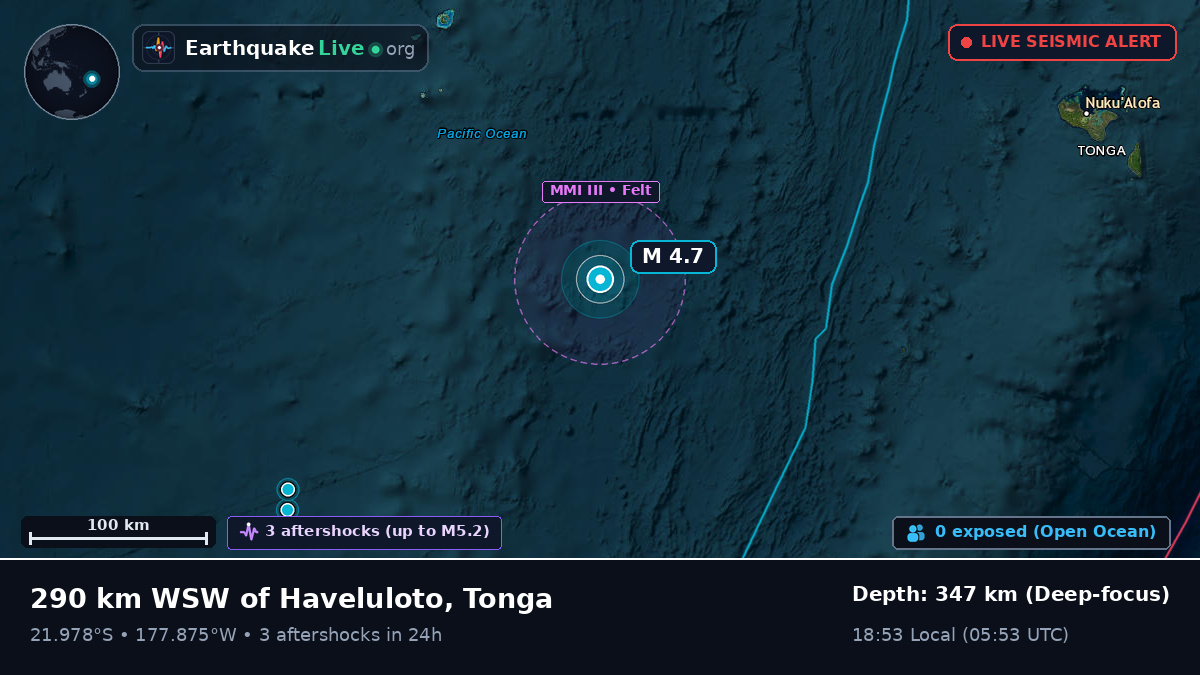 South Pacific Ocean (Tonga)