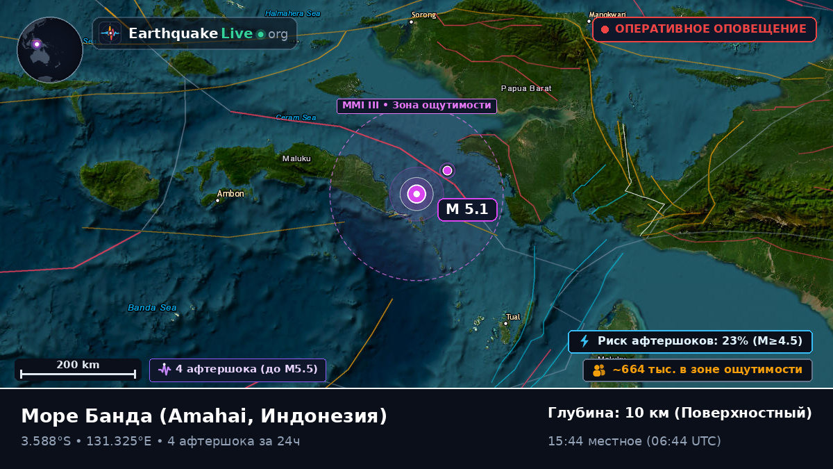 Море Банда (Индонезия)