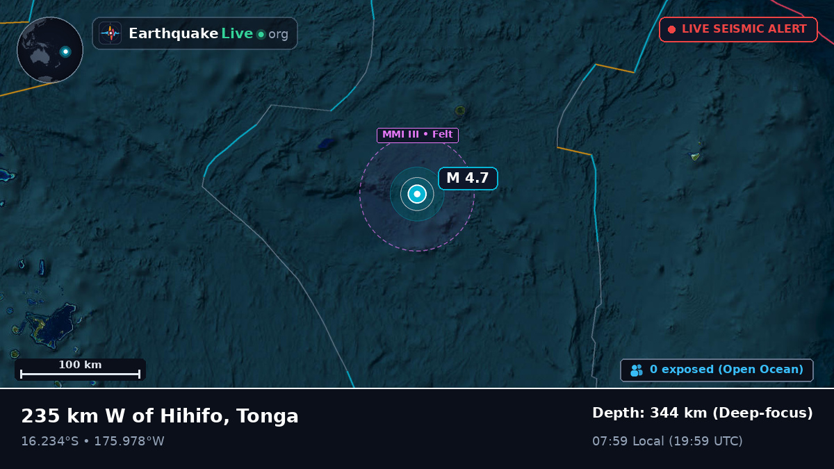 South Pacific Ocean (Tonga)