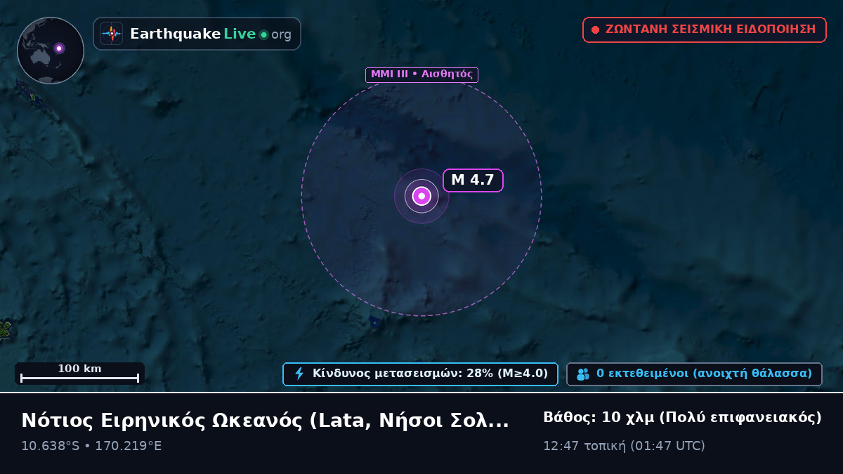 Νότιος Ειρηνικός Ωκεανός (Νήσοι Σολομώντα)