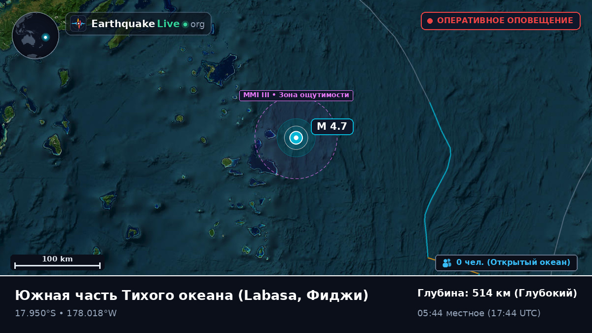 Южная часть Тихого океана (Фиджи)