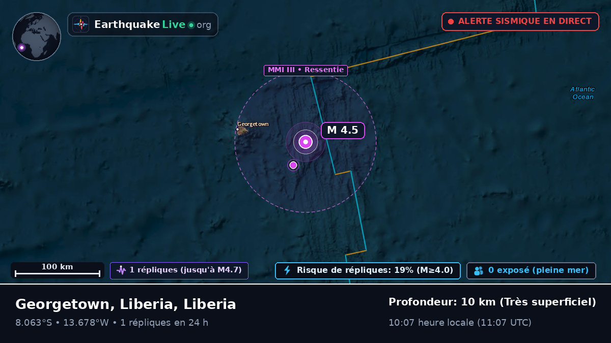 Océan Atlantique Sud (Liberia)