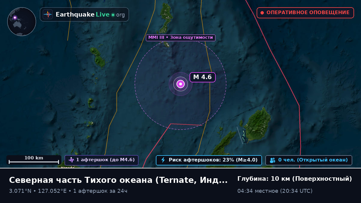 Северная часть Тихого океана (Индонезия)