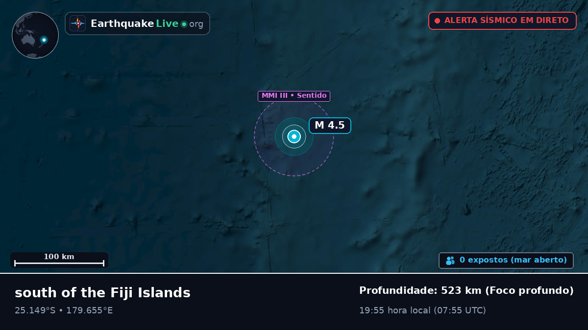 Oceano Pacífico Sul (Kermadec Islands)