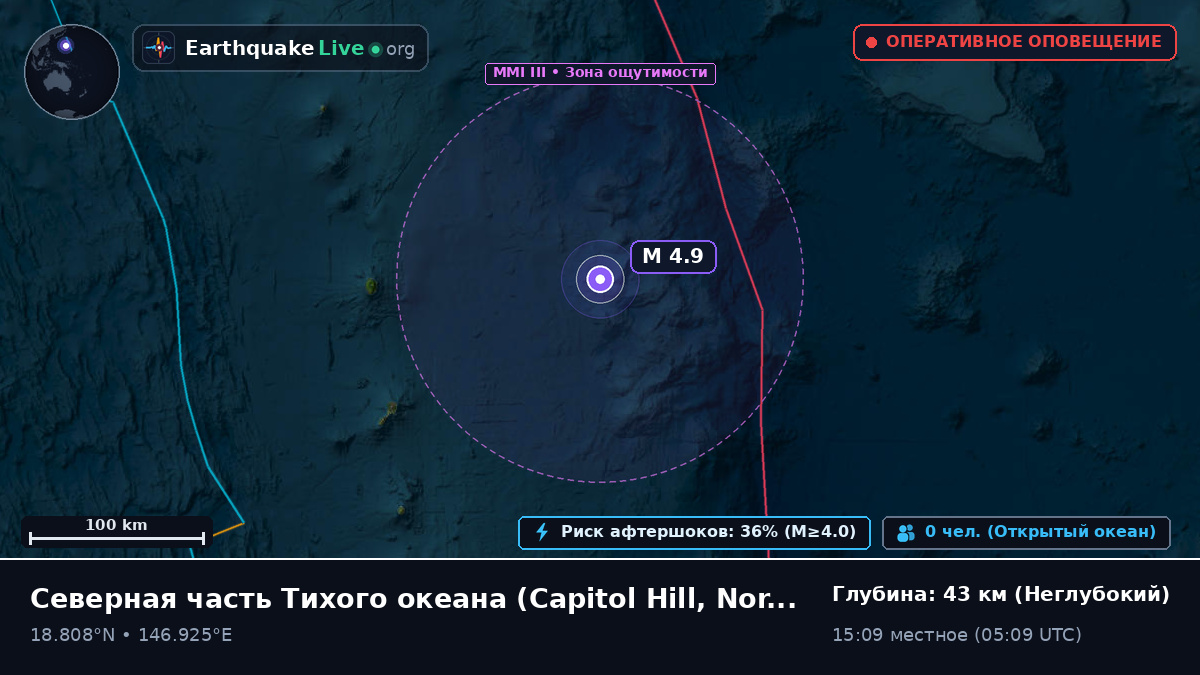 Северная часть Тихого океана (Northern Mariana Islands)