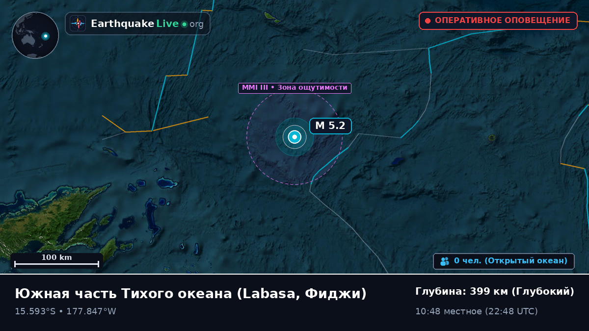 Южная часть Тихого океана (Фиджи)