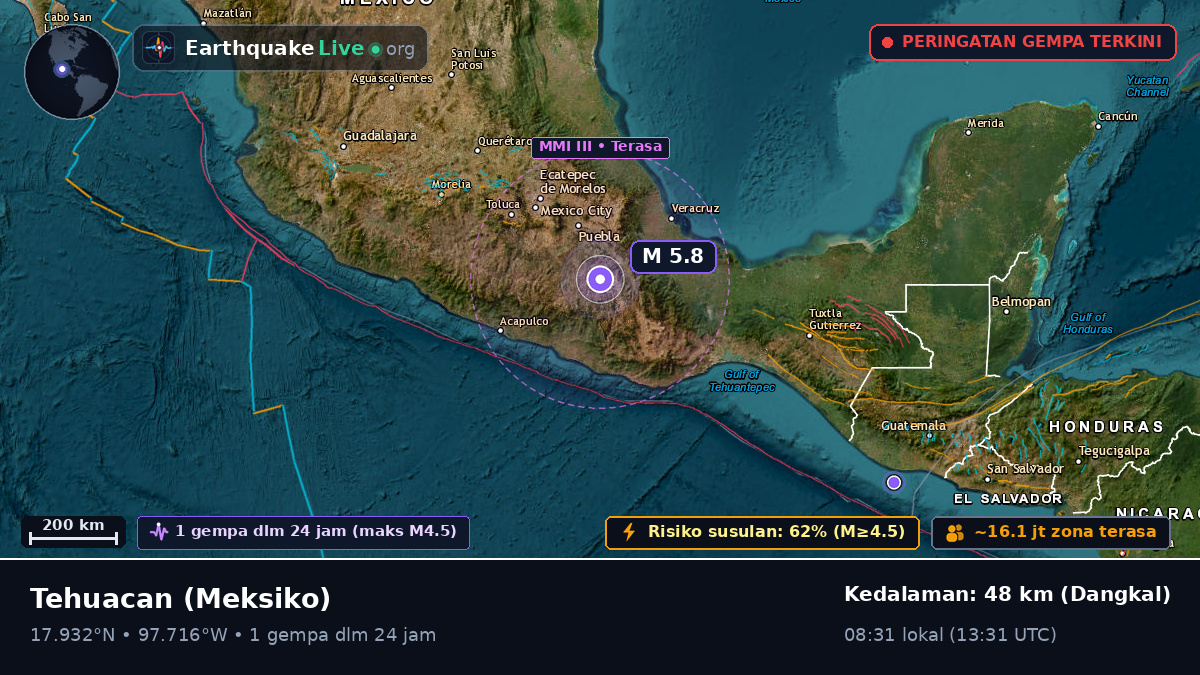 Puebla, Meksiko