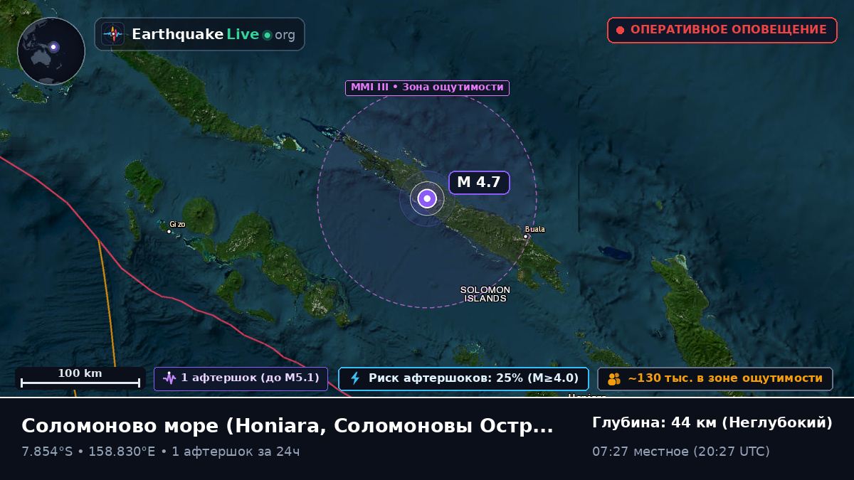 Соломоново море (Соломоновы Острова)