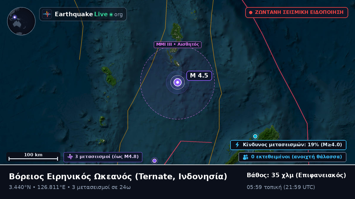 Βόρειος Ειρηνικός Ωκεανός (Ινδονησία)
