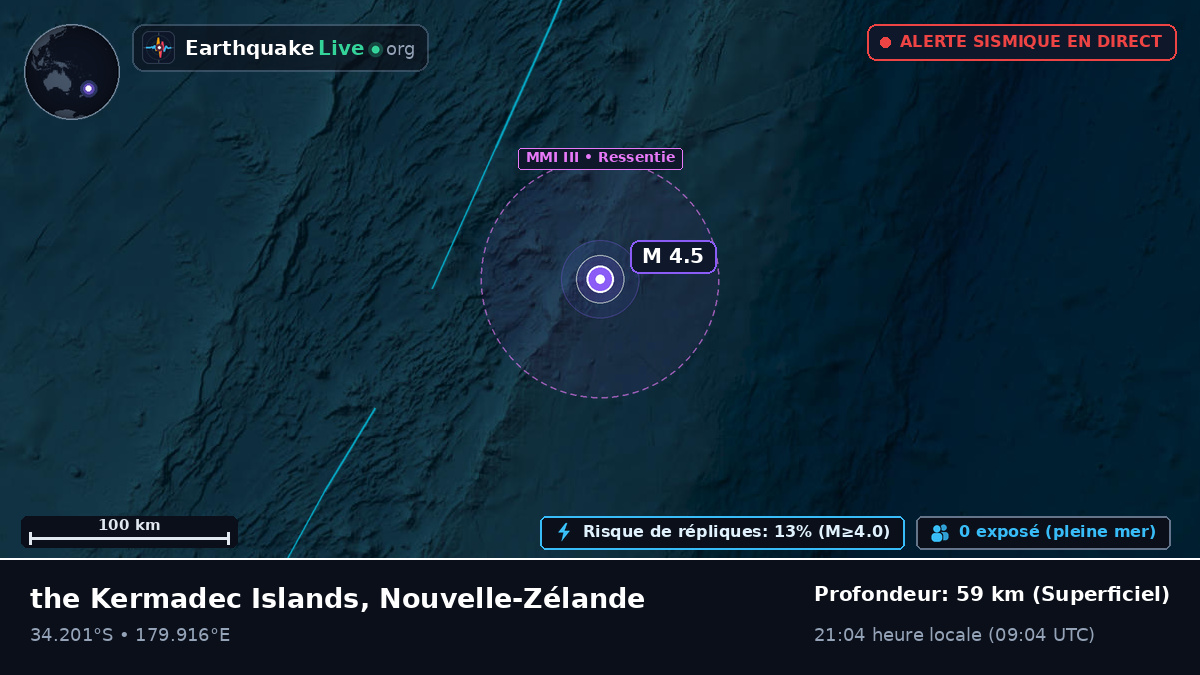 Océan Pacifique Sud (Nouvelle-Zélande)