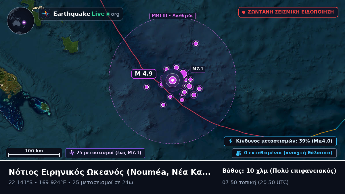 Νότιος Ειρηνικός Ωκεανός (Νέα Καληδονία)