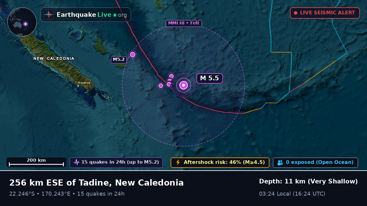 South Pacific Ocean (New Caledonia)