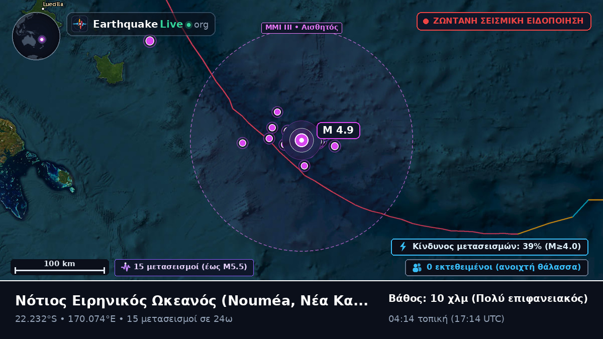 Νότιος Ειρηνικός Ωκεανός (Νέα Καληδονία)