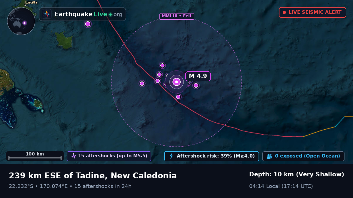 South Pacific Ocean (New Caledonia)