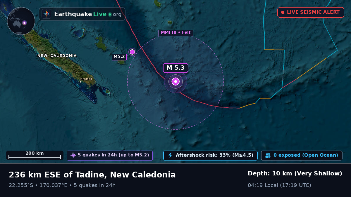 South Pacific Ocean (New Caledonia)