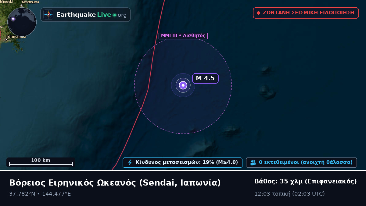 Βόρειος Ειρηνικός Ωκεανός (Ιαπωνία)