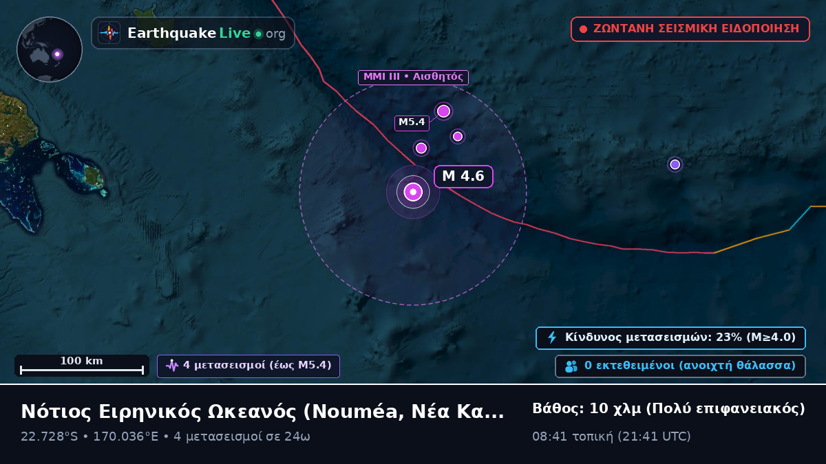 Νότιος Ειρηνικός Ωκεανός (Νέα Καληδονία)