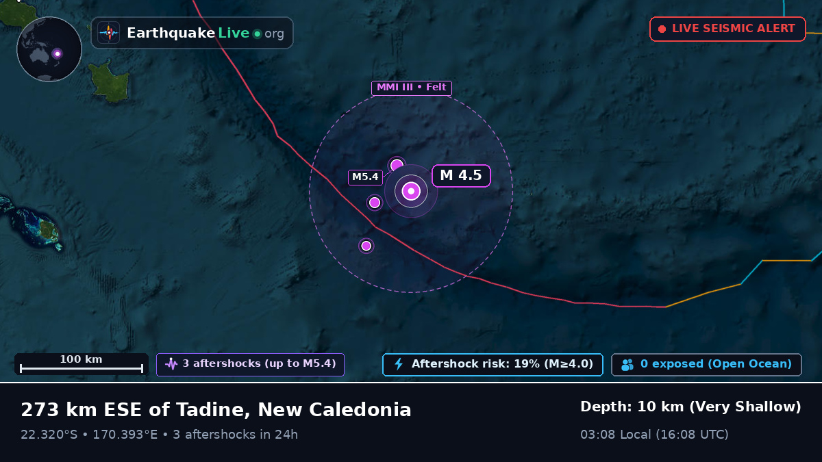 South Pacific Ocean (New Caledonia)