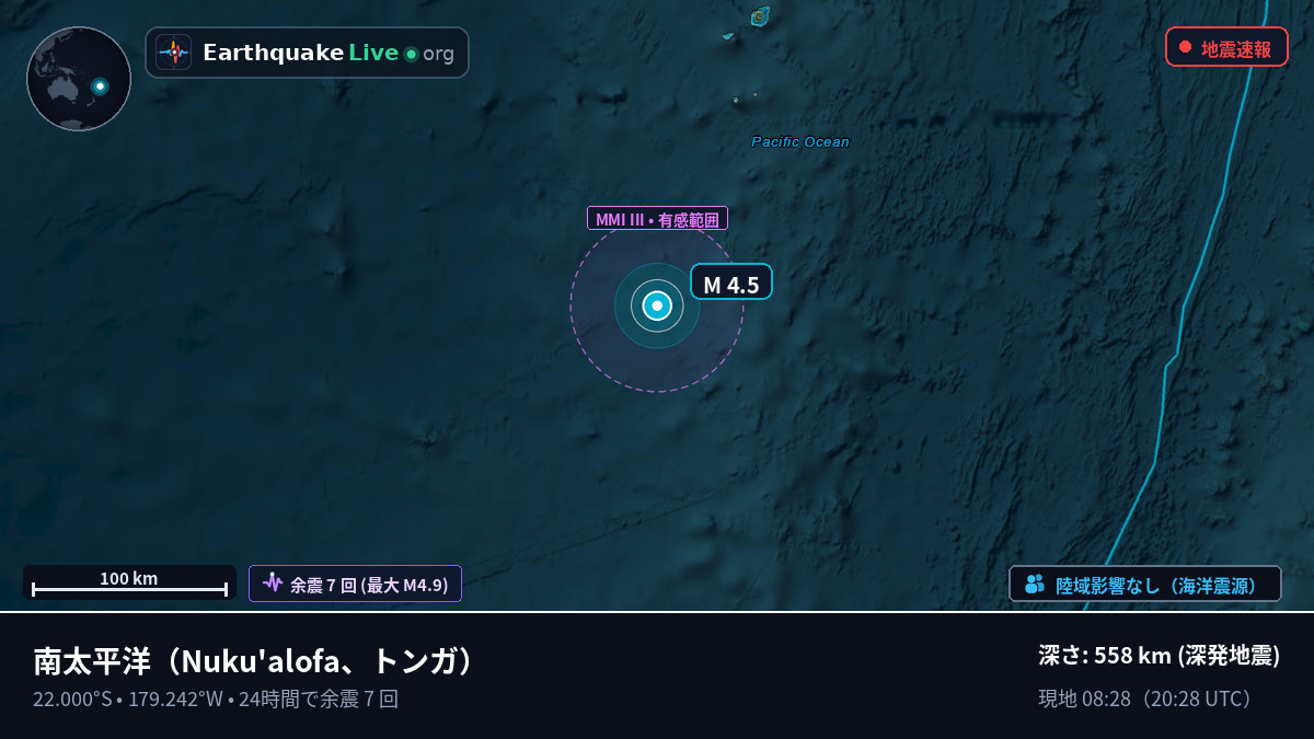 南太平洋 (トンガ)