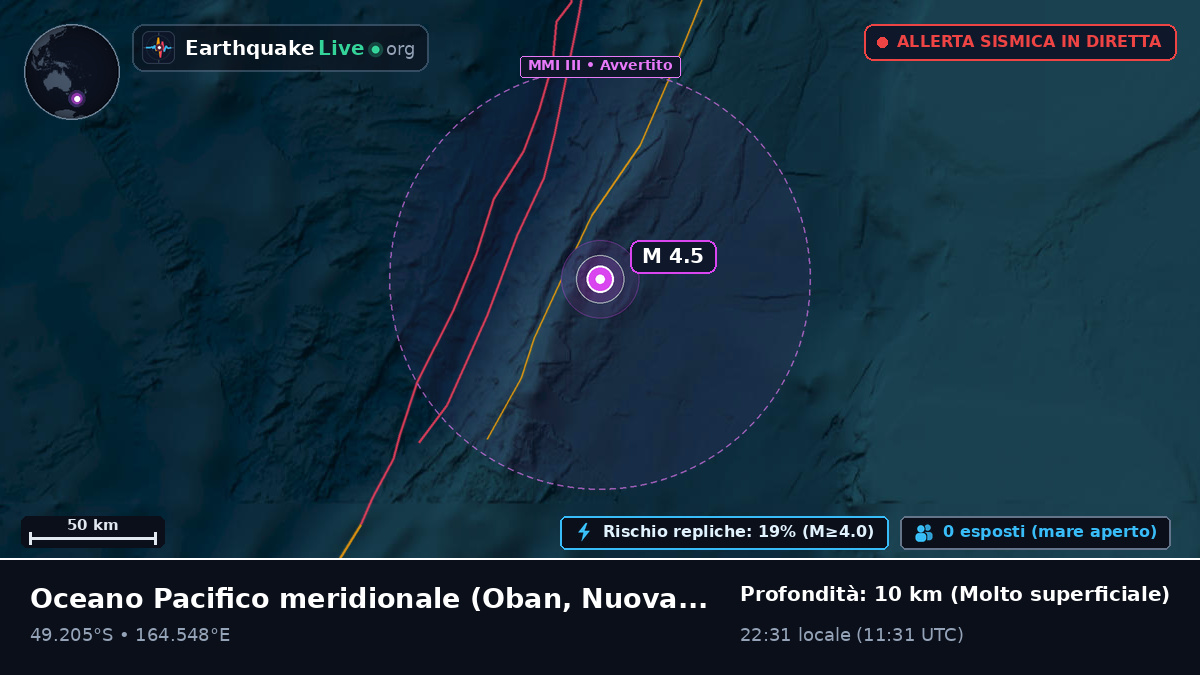 Oceano Pacifico meridionale (Nuova Zelanda)