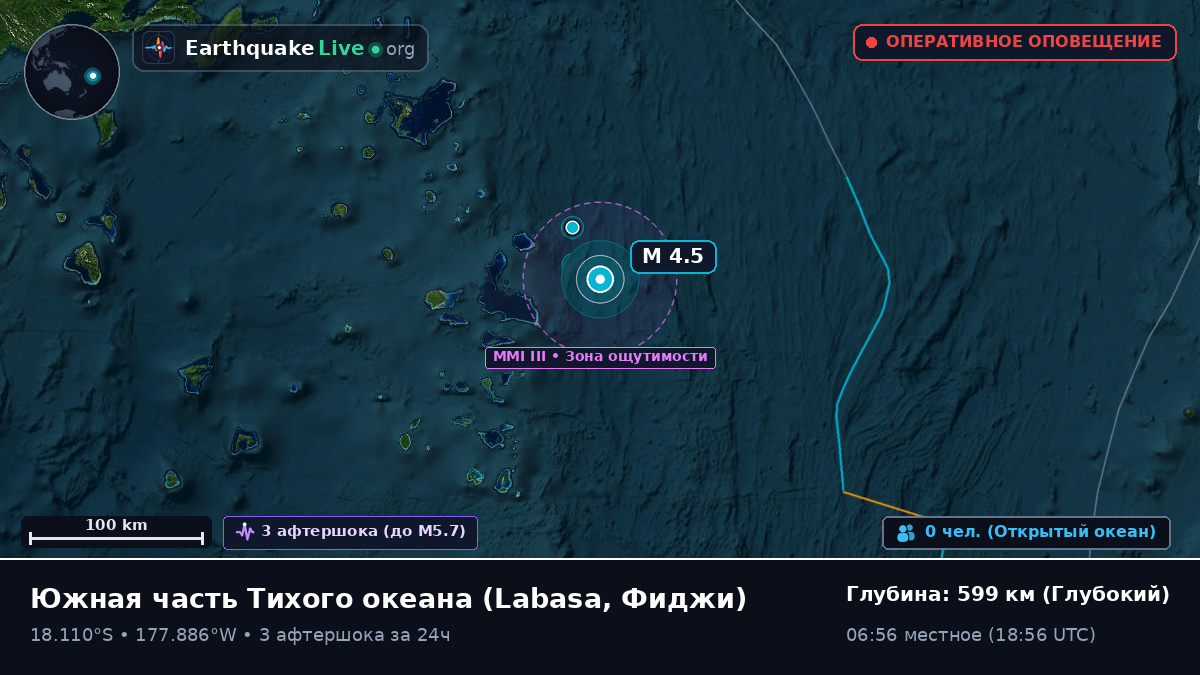 Южная часть Тихого океана (Фиджи)