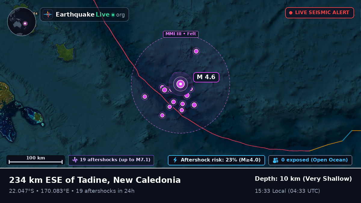 South Pacific Ocean (New Caledonia)