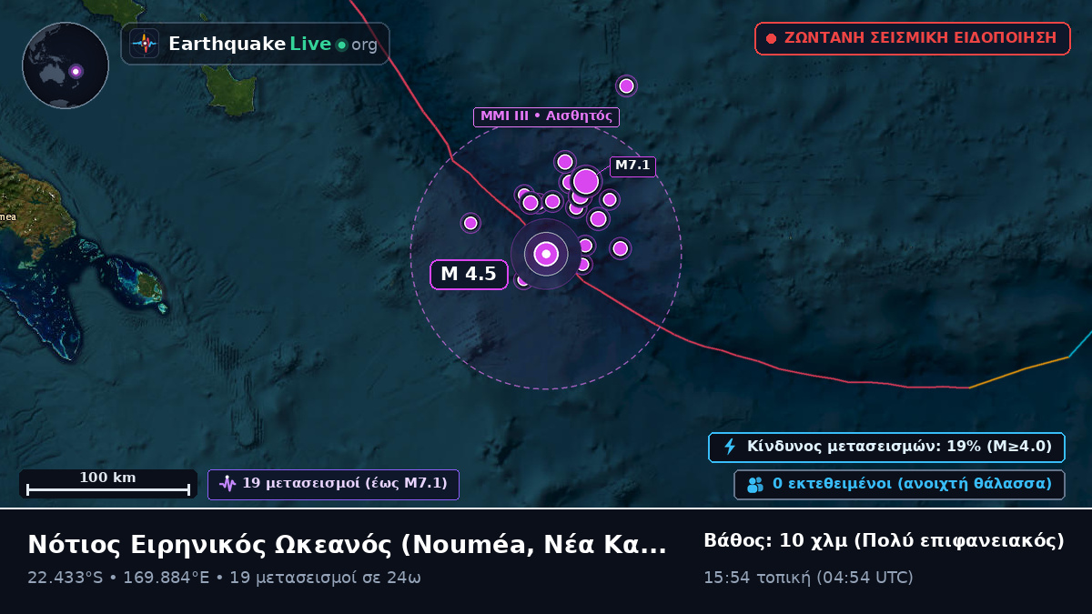 Νότιος Ειρηνικός Ωκεανός (Νέα Καληδονία)