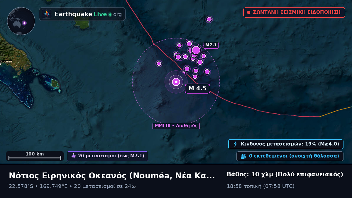 Νότιος Ειρηνικός Ωκεανός (Νέα Καληδονία)