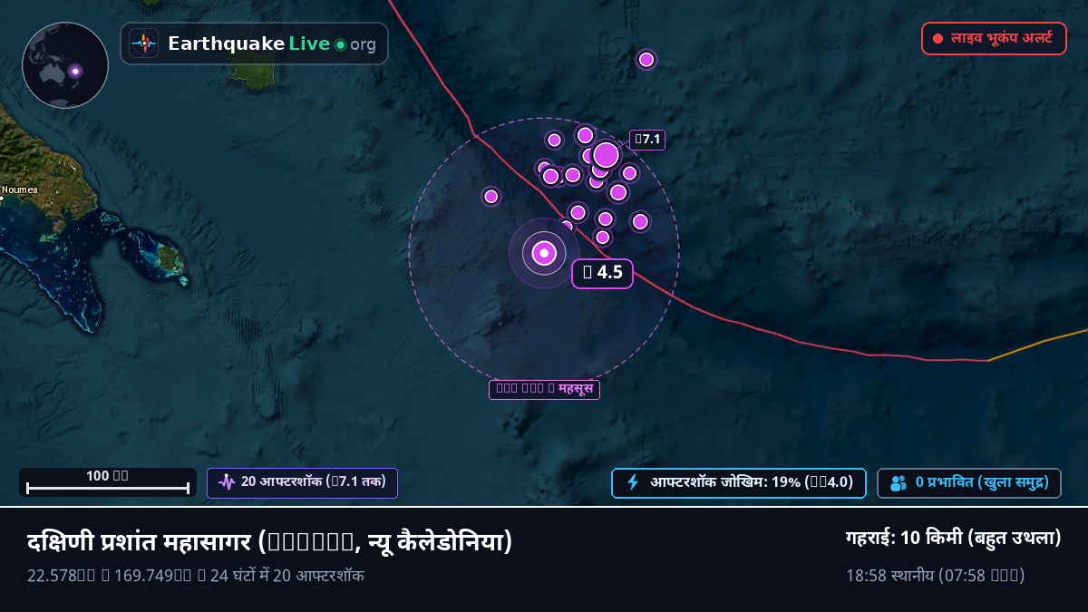 दक्षिणी प्रशांत महासागर (न्यू कैलेडोनिया)