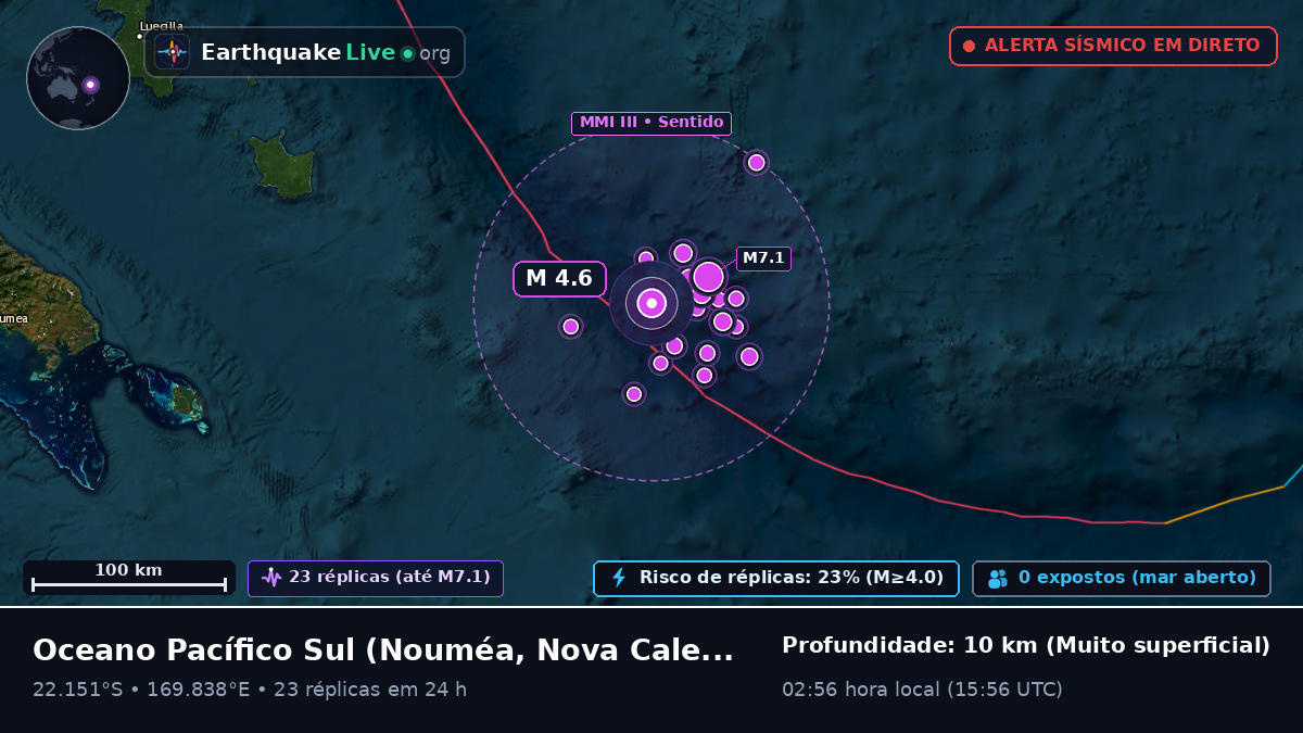 Oceano Pacífico Sul (Nova Caledónia)