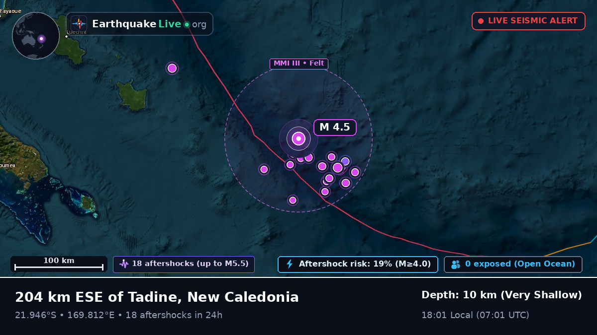 South Pacific Ocean (New Caledonia)